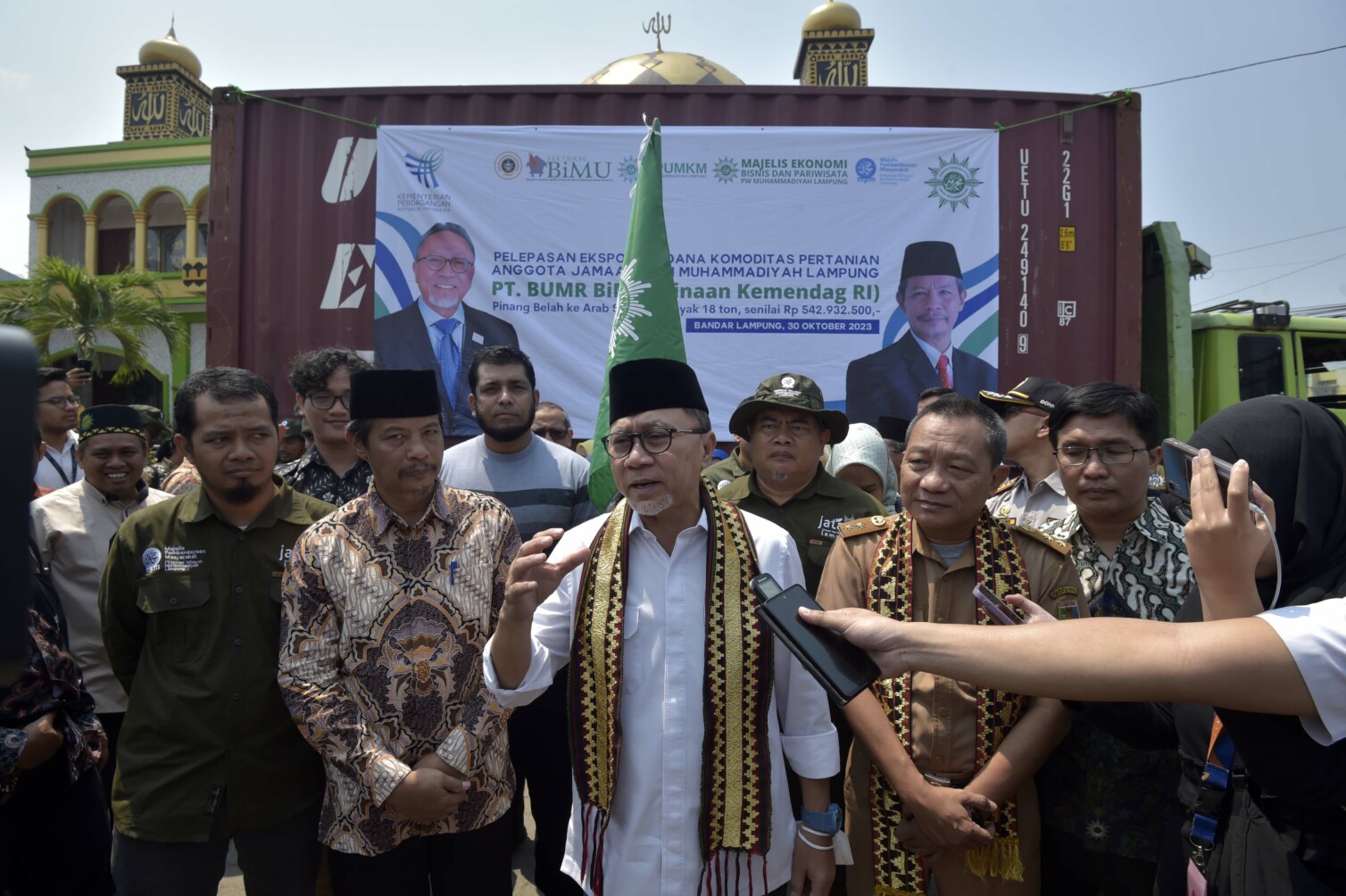 Mendag Lepas Ekspor 18 Ton Pinang Hasil UKM Tani Lampung Ke Arab Saudi ...